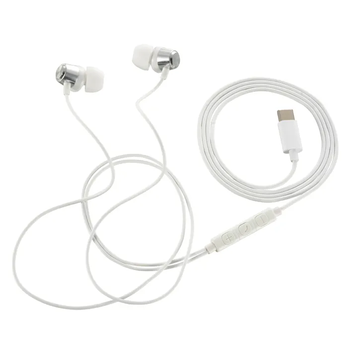 AudioComm USB-Cステレオイヤホン シルバー HP-B173N-S