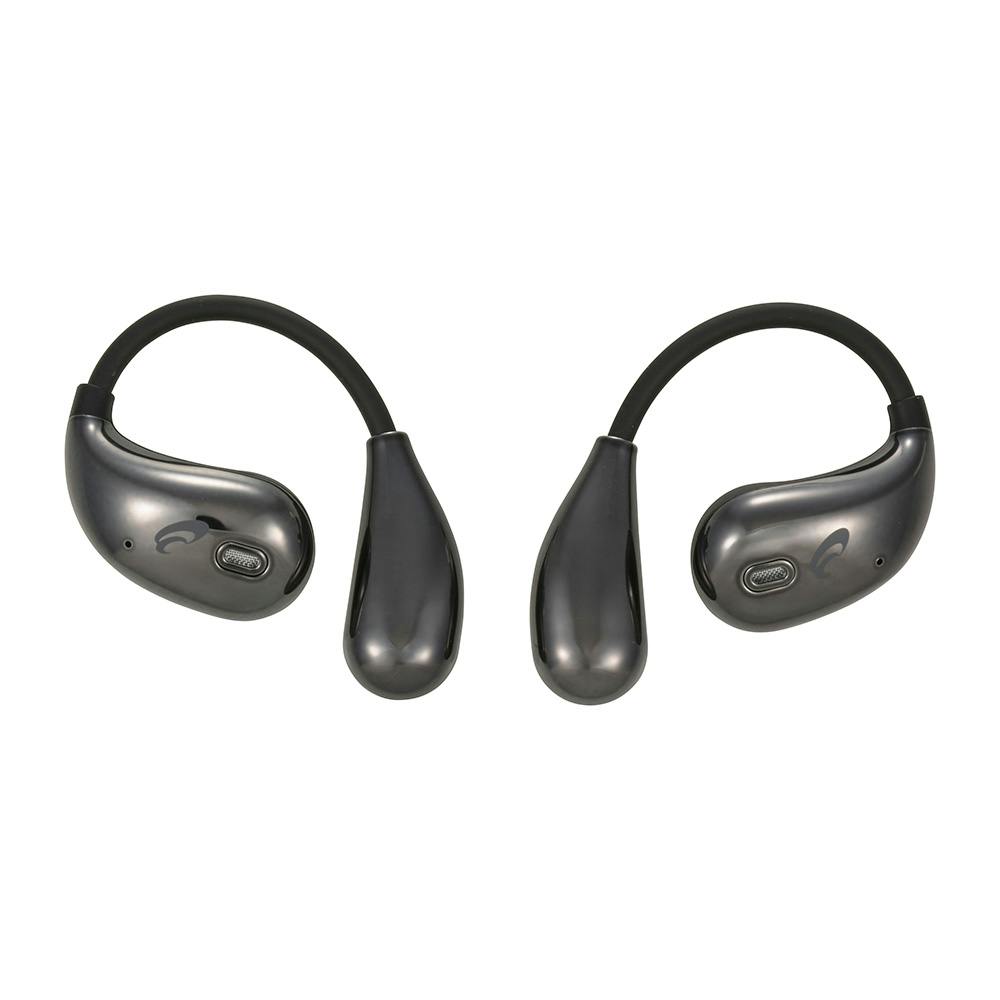 AudioComm 完全ワイヤレスイヤホン OWS イヤーフック ブラック HP