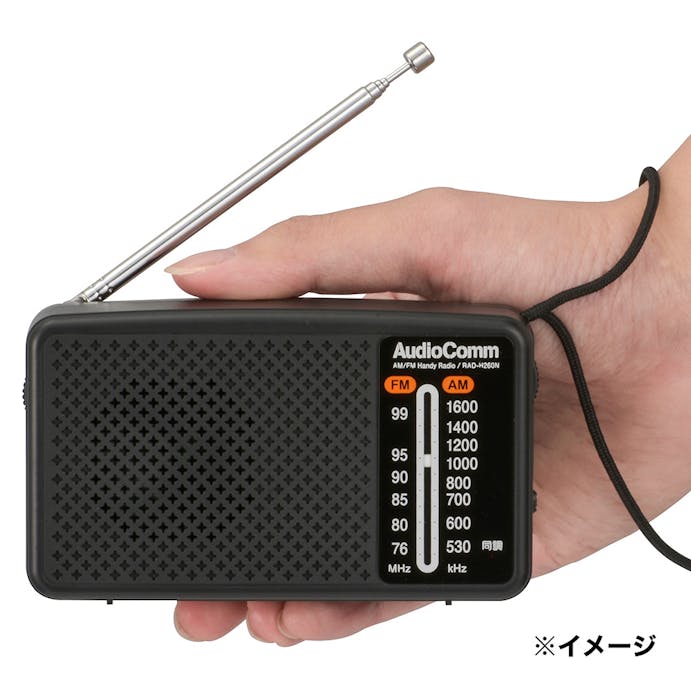 オーム電機 スタミナハンディラジオ H260