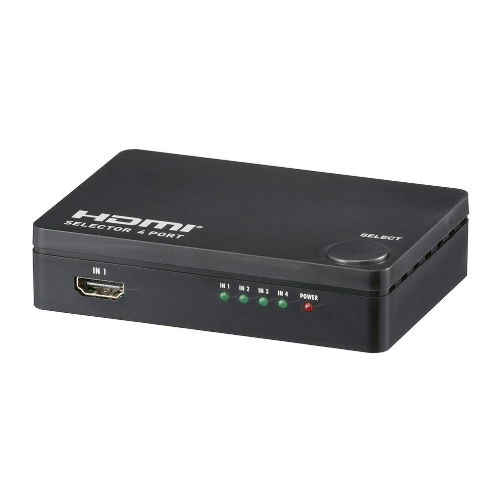 4ポート HDMIセレクター AV-S4S6-K