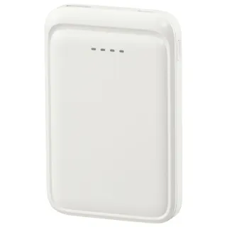 SmartComm モバイルバッテリー 5000mAh ホイップクリーム SMP-MB50-W