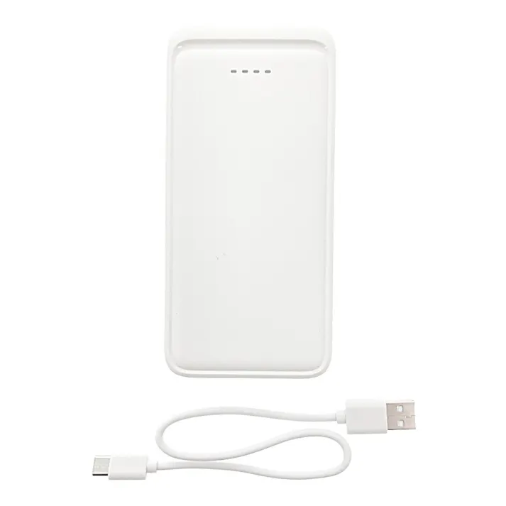 SmartComm モバイルバッテリー 10000mAh ホイップクリーム SMP-MB100-W