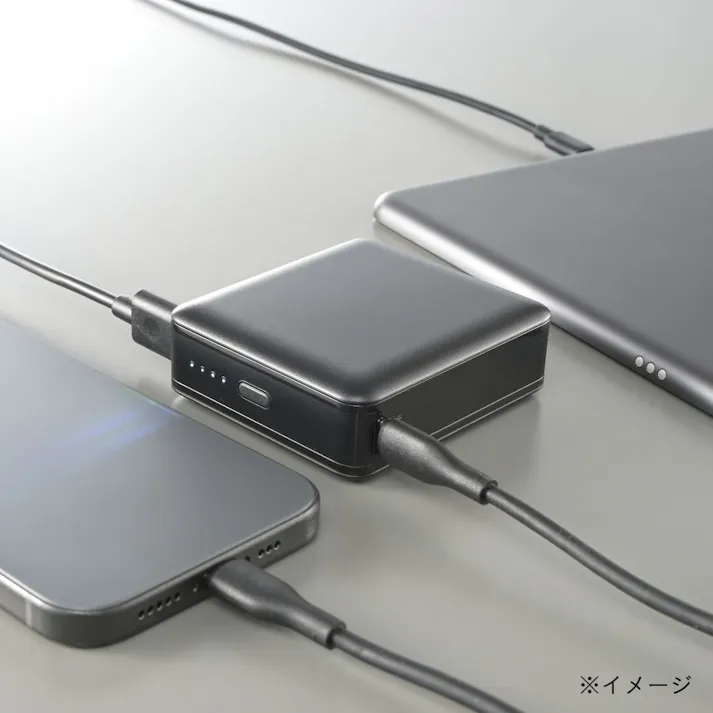 SmartComm モバイルバッテリー PD20W 10000mAh ブラック SMP-PD100K