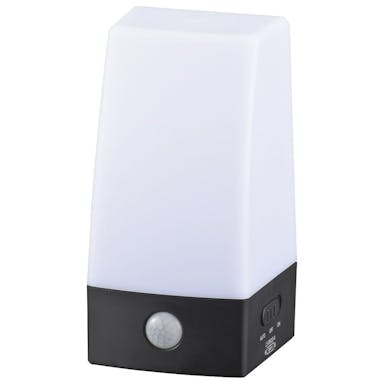 オーム電機 LEDセンサーライト 乾電池式 置き型 LS-B60JS-4 06-0144