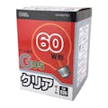 オーム電機 白熱ボール電球 60形相当 E26 G95 クリア LB-G9657K-C