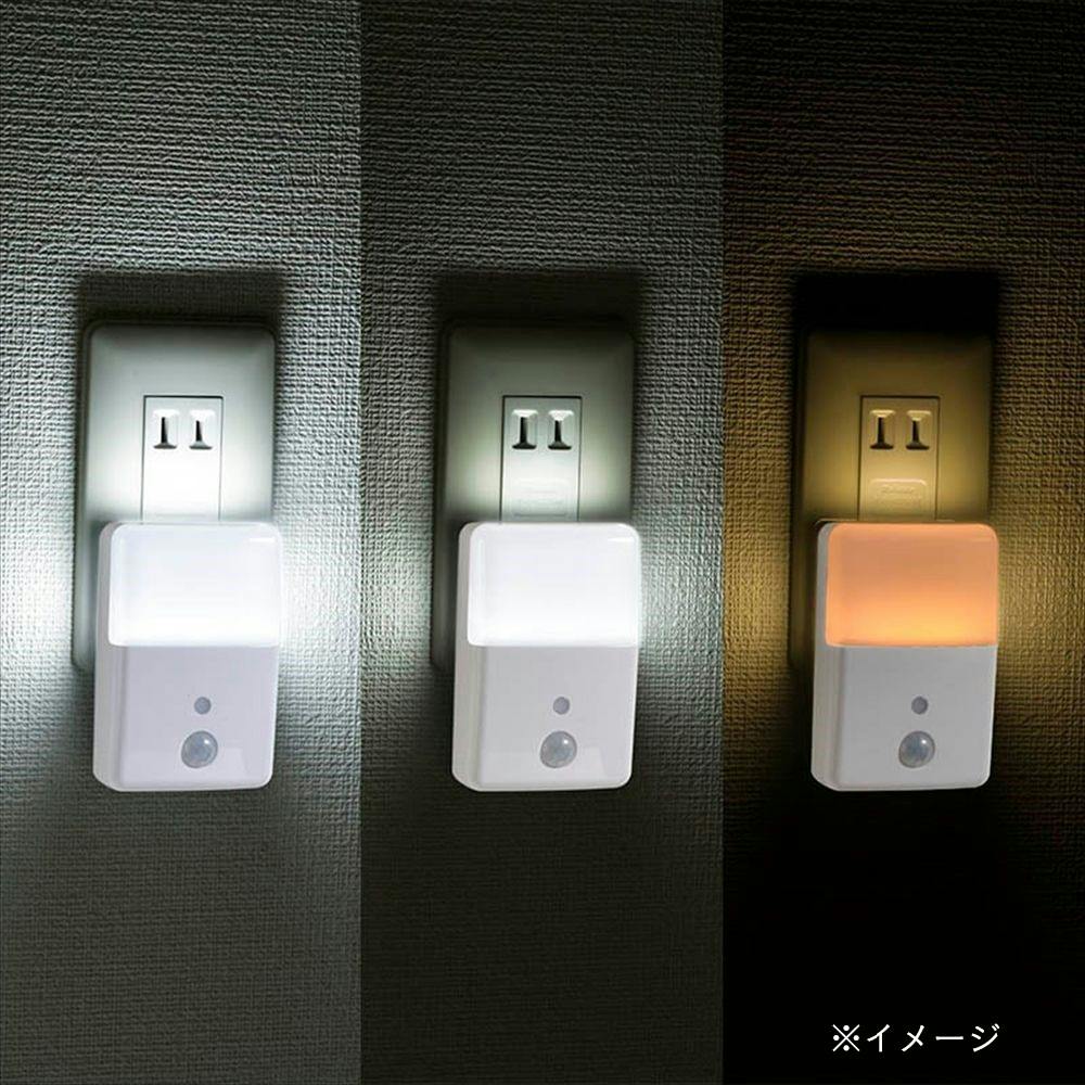 user_2794168d　 5個セット LEDナイトライト 明暗・人感センサー 橙色・白色2色 NIT-ALA