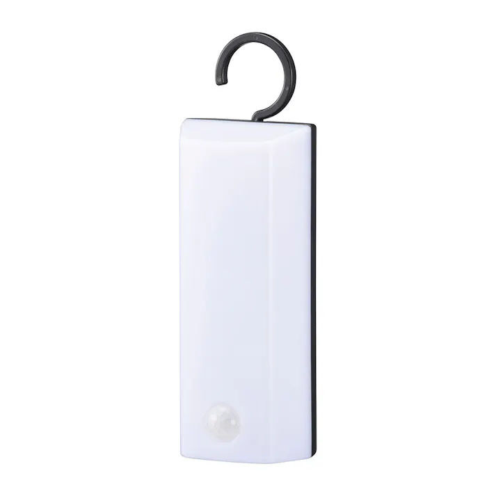 LEDセンサーライト 乾電池式 フック型 昼白色 200ルーメン LS-B200JF-3