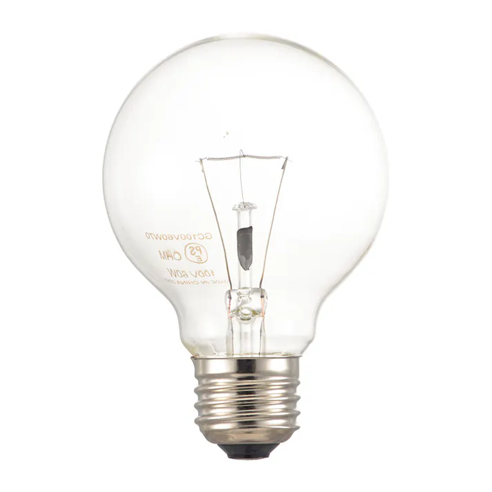 ボール電球 E26 60W形 G70 クリア LB-G7660K-CN 06-0869