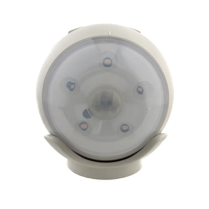 LEDセンサーライト LS-B15-W ホワイト 約15ルーメン 防犯 人感・明暗センサー 屋内用 壁面・床面設置