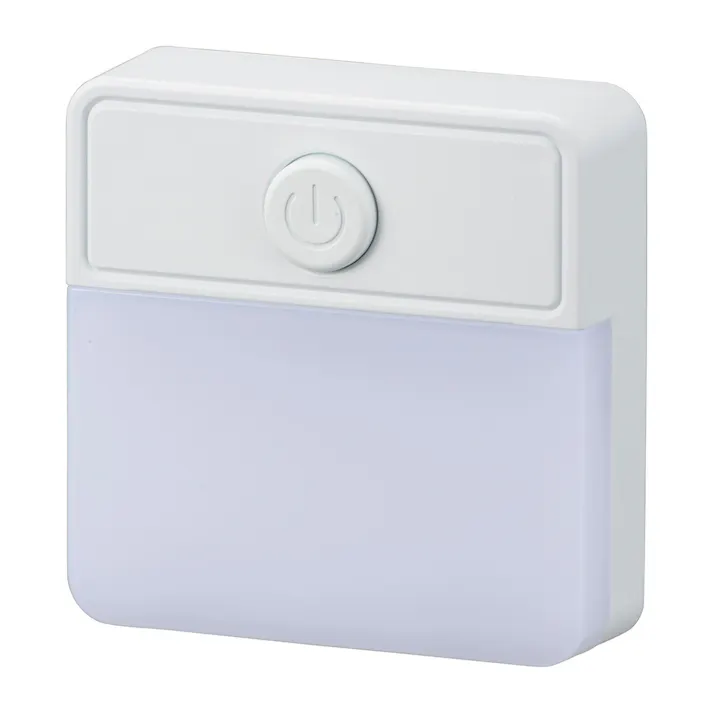 薄型LEDナイトライト スイッチ式 電球色 NIT-ALA6PSQ-WL