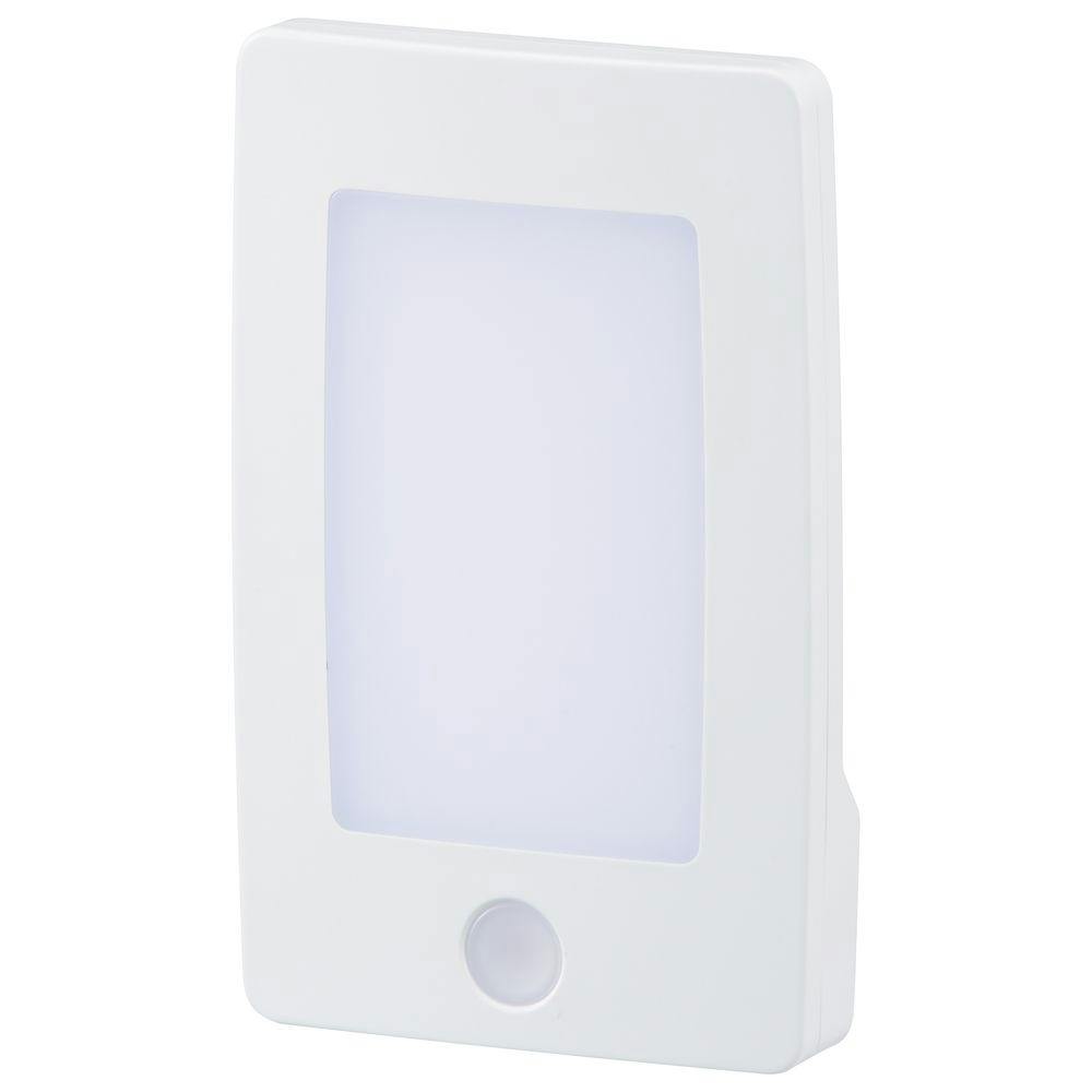 LEDナイトライト 明暗センサー 薄型 白色LED NIT-ALA6ML2-WN 06-1766 約50ルーメン 防犯 コンセント差し込み簡単設置