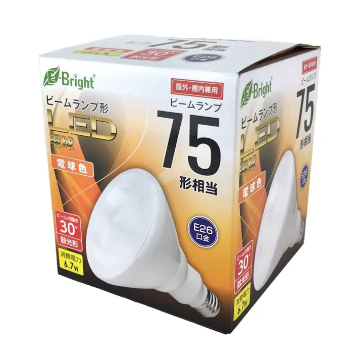 LED電球 ビームランプ形 散光形 E26 75形相当 電球色 LDR7L-W20/75W