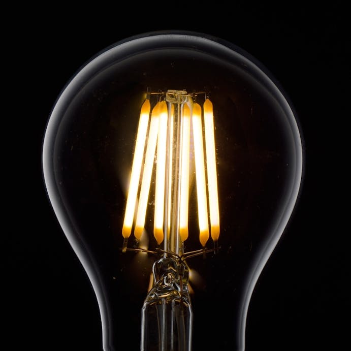 オーム電機 LED電球 フィラメント 一般電球 E26 60形相当 調光器対応 電球色 クリア 全方向 LDA6L/D C6 06-3