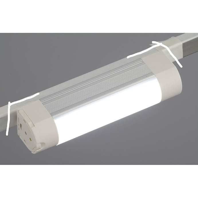 オーム電機 充電LED多目的ライト スイッチ式 3W 昼光色 SL-RSW030AD-W