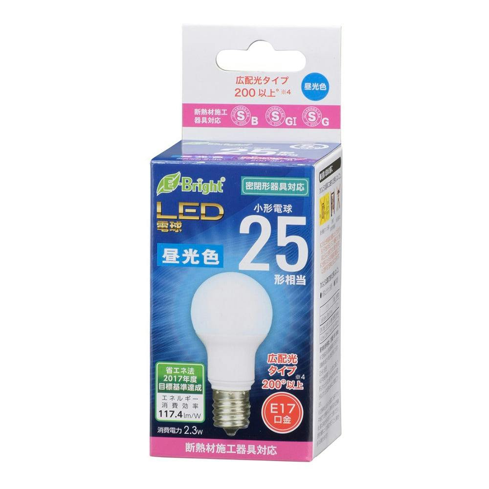 【カインズ】オーム電機 LED電球 小形 E17 25形相当 昼光色 LDA2D-G-E17 IH2R1 06-3622