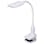 オーム電機 LEDデスクランプ クランプタイプ 昼白色 ホワイト LTC-LS16P-W 06-3827