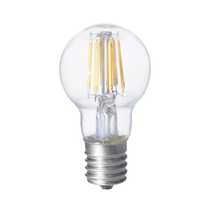 オーム電機 LEDフィラメントタイプクリプトン球 E17 40形相当 電球色 06-3882 LDA4L-E17