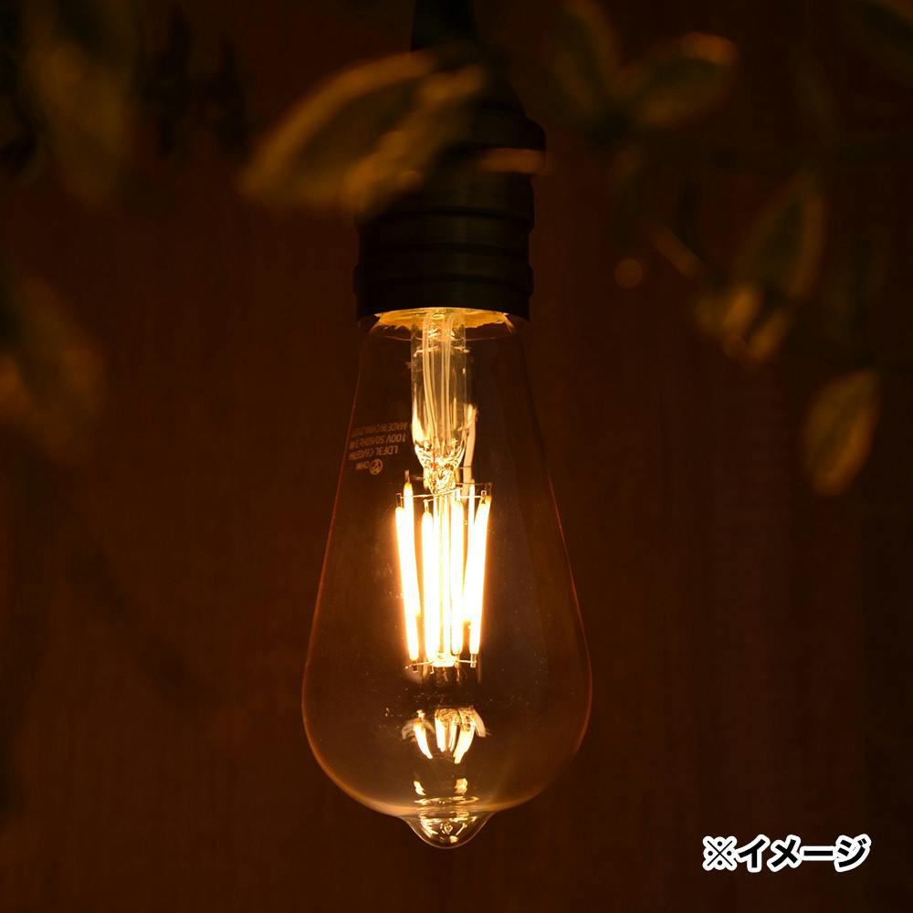 DAIKO LED フィラメント 電球 キャンドル色 10個セット - 蛍光灯/電球
