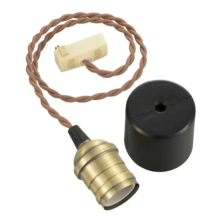 ペンダントソケットライト 真鍮TypeB HS-LPS04 06-3904