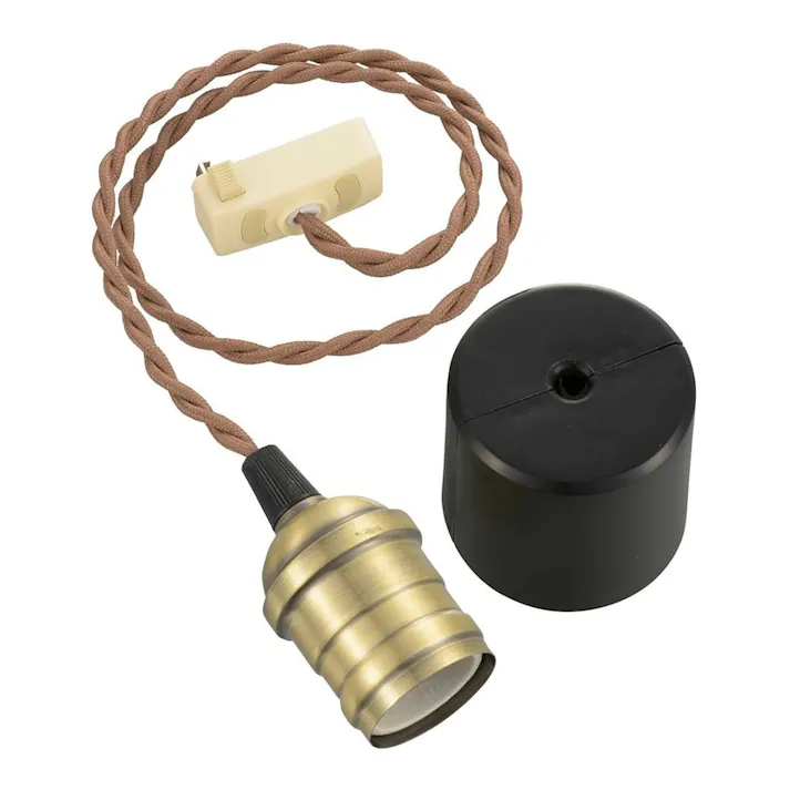 ペンダントソケットライト 真鍮TypeB HS-LPS04 06-3904