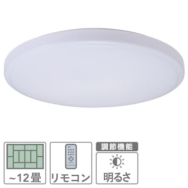 オーム電機 LEDシーリングライト ～12畳用 LE-Y50DBK-W(販売終了)