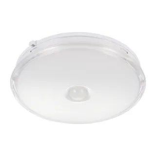 LED薄形ミニシーリングライトセンサー付 60形 700ルーメン 電球色 LE-Y8LK-WS R 防犯 人感・明暗センサー 屋内用