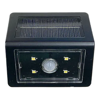 LEDソーラーウォールライト ブラック 100lm LT-SSLS10DW2L