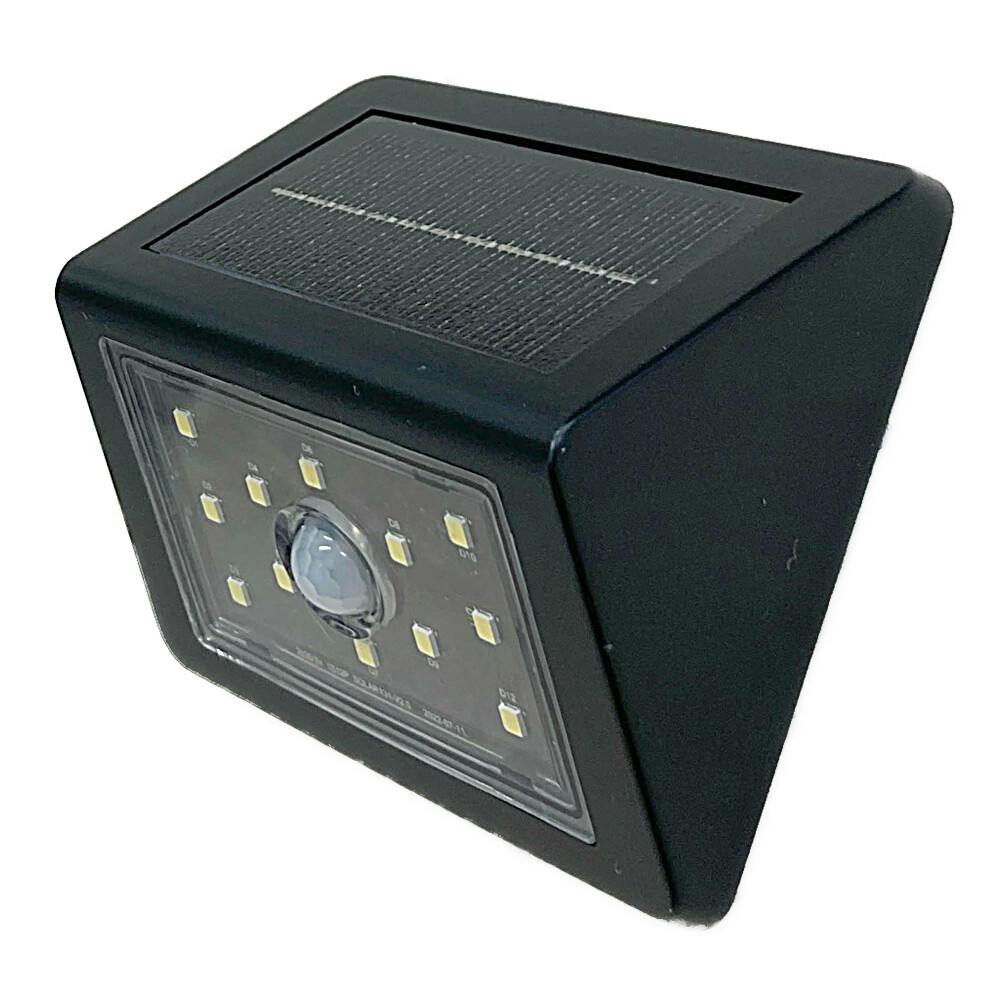 LEDソーラーウォールライト 400ルーメン 昼光色 LT-SSLS40DW2L 防犯 人