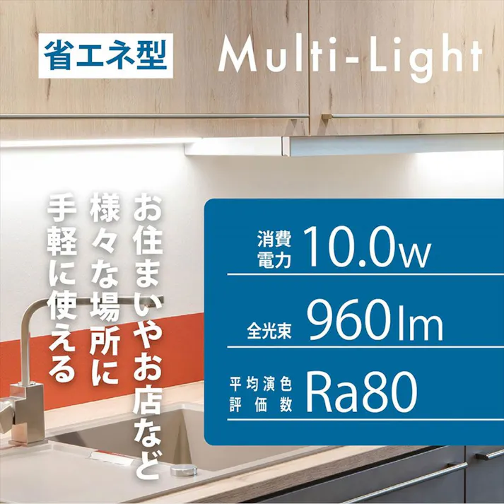 LEDイーブライトスリム 多目的灯 10W 558mm 昼光色 LT-NLES10D-HN