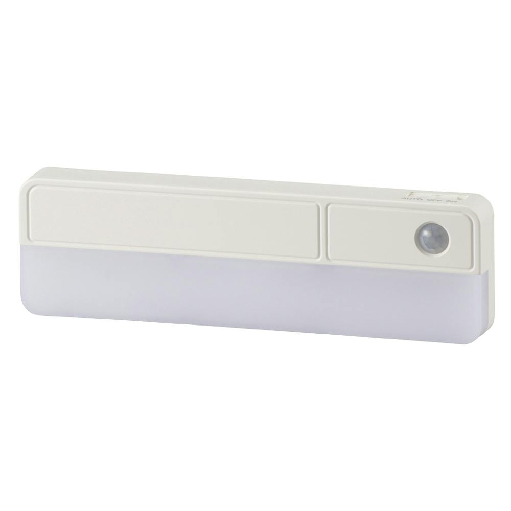 LEDセンサーライト 80ルーメン 電池式 NIT-BLA6JRC-W 室内センサーライト LEDセンサーライト 80ルーメン 電池式 NIT-BLA6JRC-W 室内センサーライト