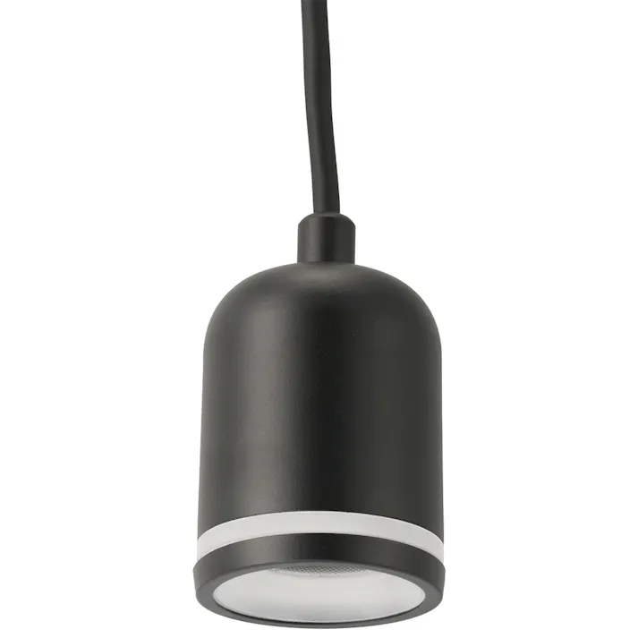 LED付きペンダントライト 電球色 ブラック LT-YR8-K 06-4168