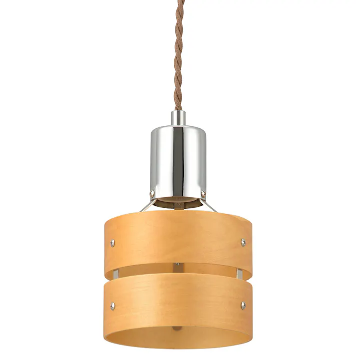 ペンダントライト 木製セード ナチュラル 電球別売 LT-YE26-N