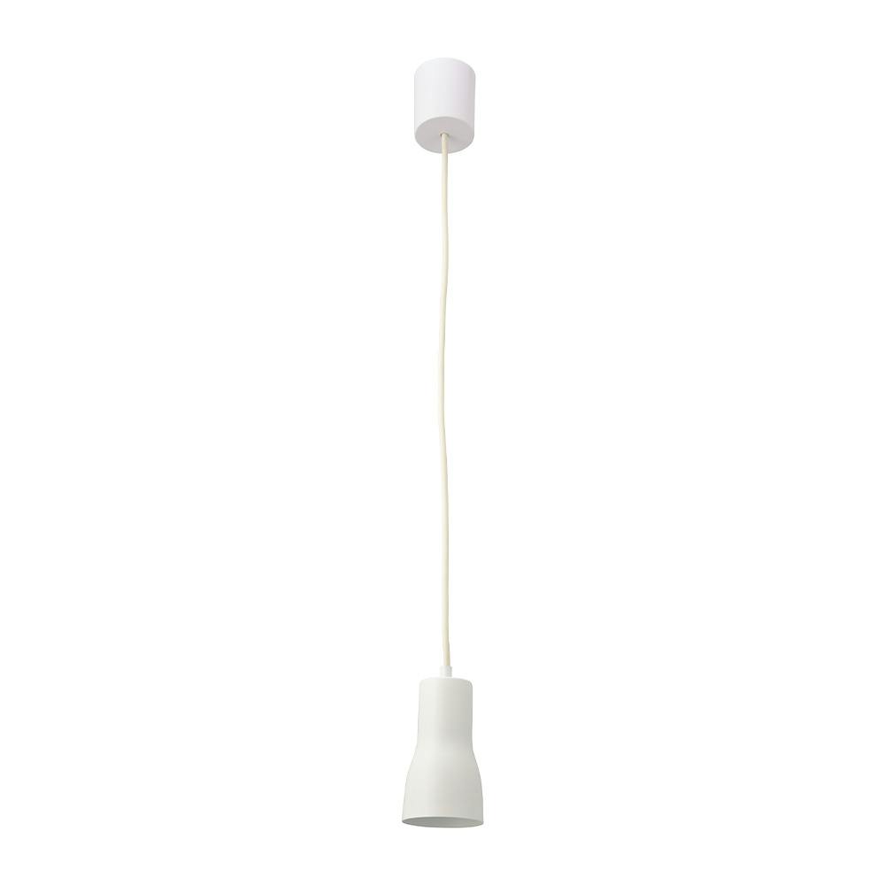 ペンダントライト 筒型セード ホワイト 電球別売 LT-YSE26-W 06-4171