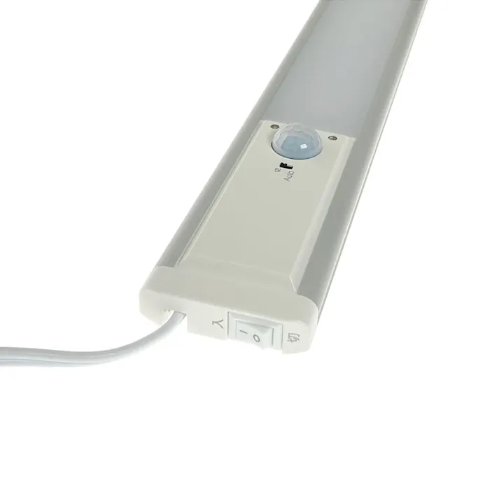 LEDエコスリム 人感明暗センサー式ライト 9W 昼光色 LT-NLEST09D-HP 900ルーメン 防犯 屋内専用 薄型 台所・棚下・洗面所向け