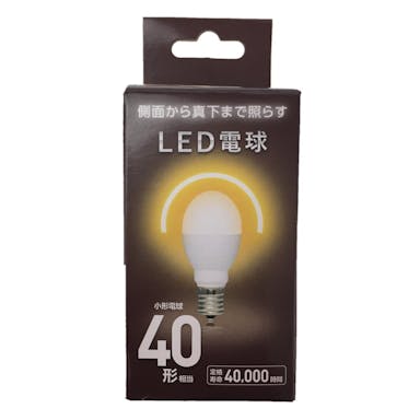 オーム電機 LED電球 小型 広配光 E17 40型相当 電球色 LDA4L-G-E17 AS21(販売終了)