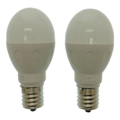 オーム電機 LED電球 25形相当 電球色 2個入り LDA2L-G-E17 IH24