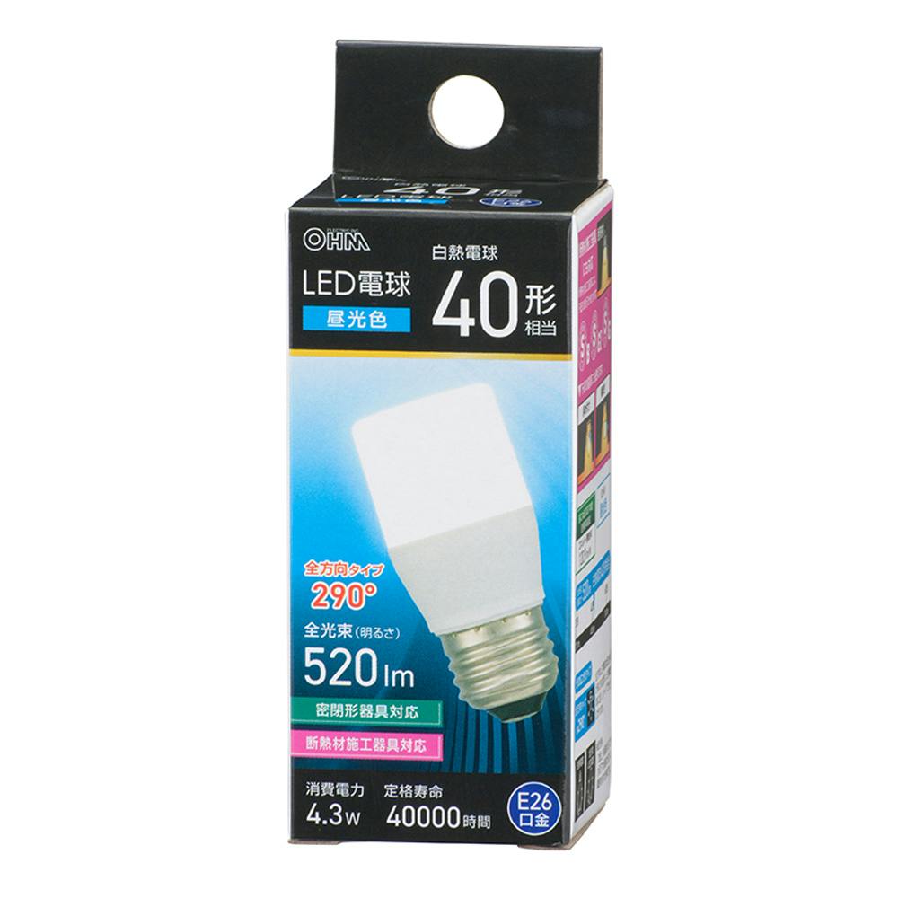 LED電球 E26 40形相当 昼光色 LDT4D-G IS5 | 電球 通販