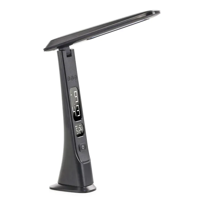 LEDデスクライト デジタル表示機能付 ブラック DS-L45FD-K