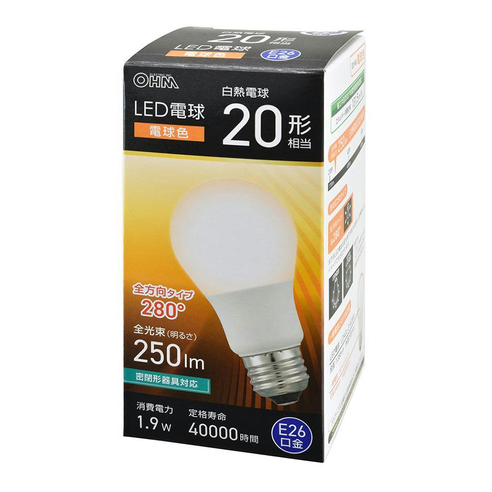 LED電球 E26 20形相当 電球色 LDA2L-G AG59 | 電球 通販