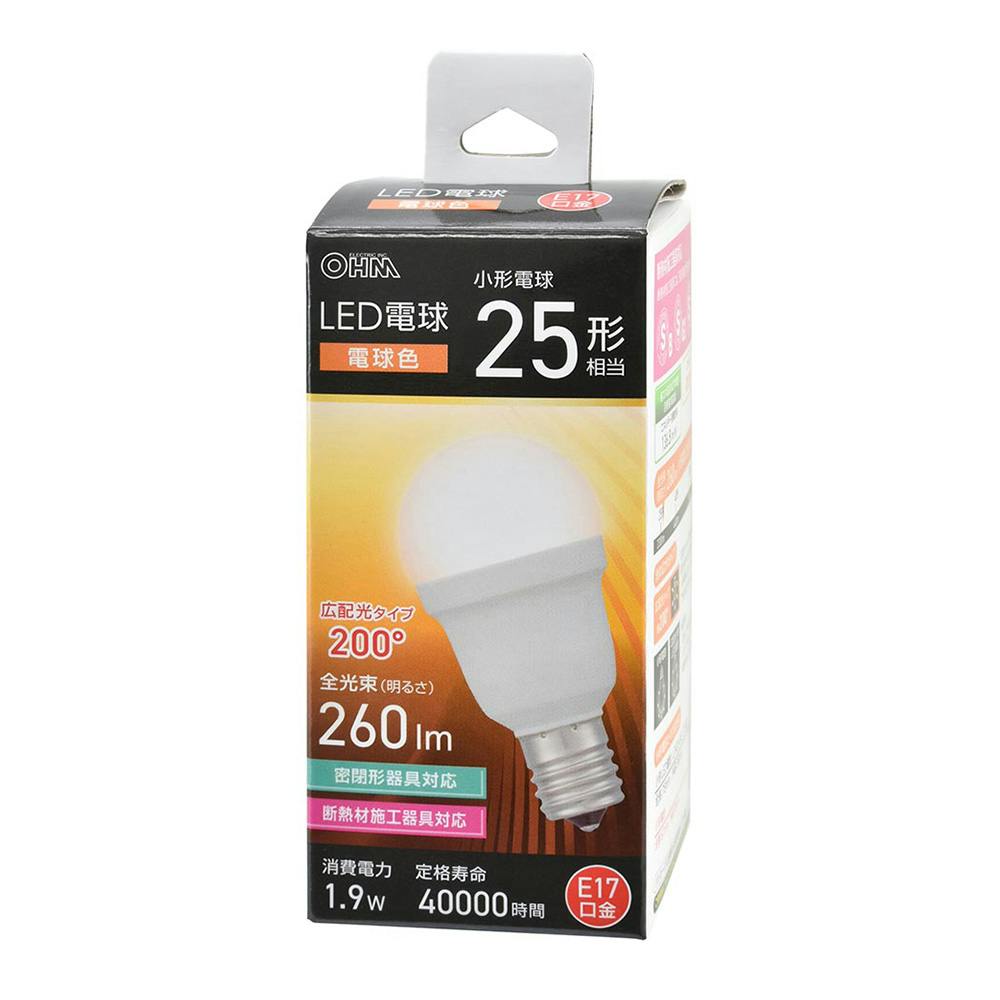 LED電球小形 E17 25形相当 電球色 LDA2L-G-E17 IS53 | 電球 通販