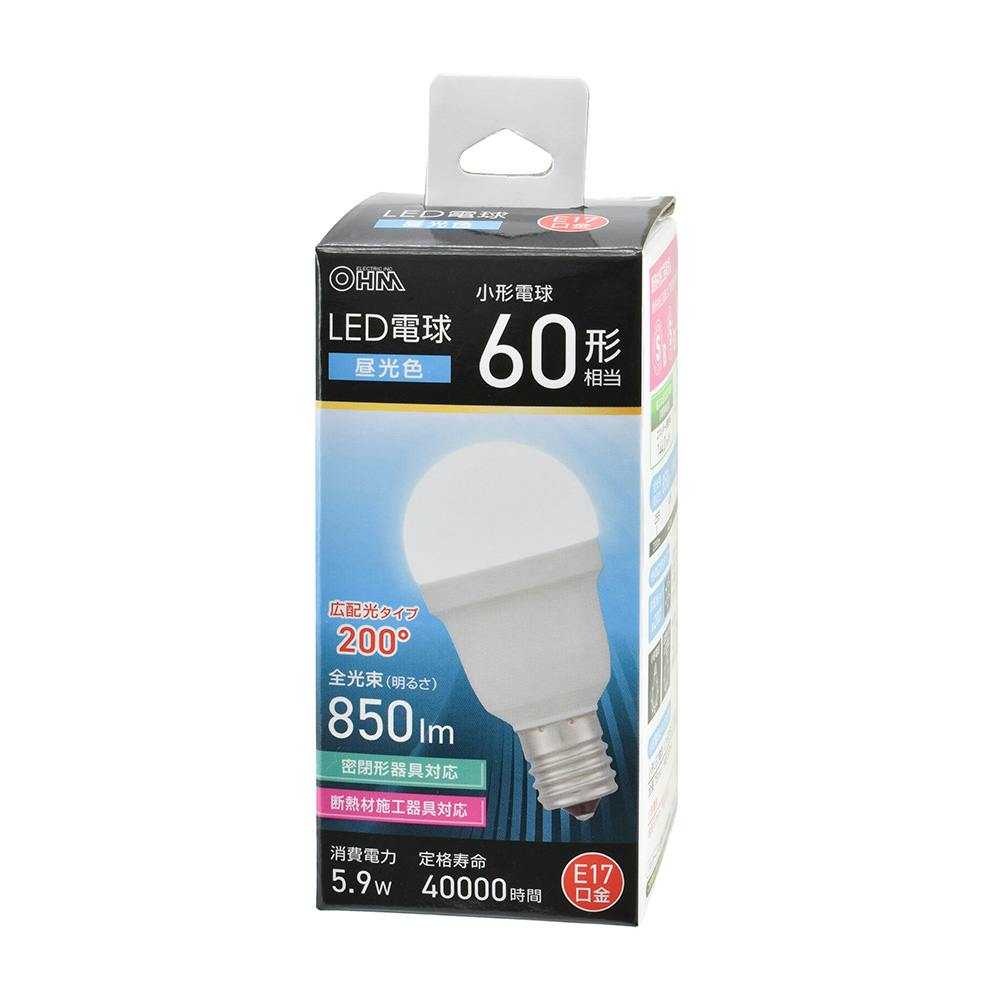 LED電球小形 E17 60形相当 昼光色 LDA6D-G-E17 IS53