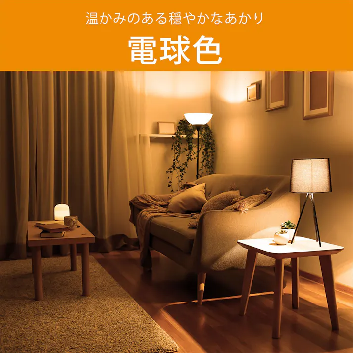 LED電球小形E17 60形相当 電球色 2個入 LDA6L-G-E17 RA 2P