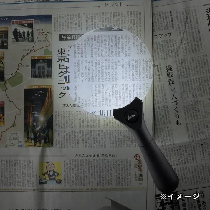 L-ZOOM ハンドルーペ137 LH-M10HL137 07-6128