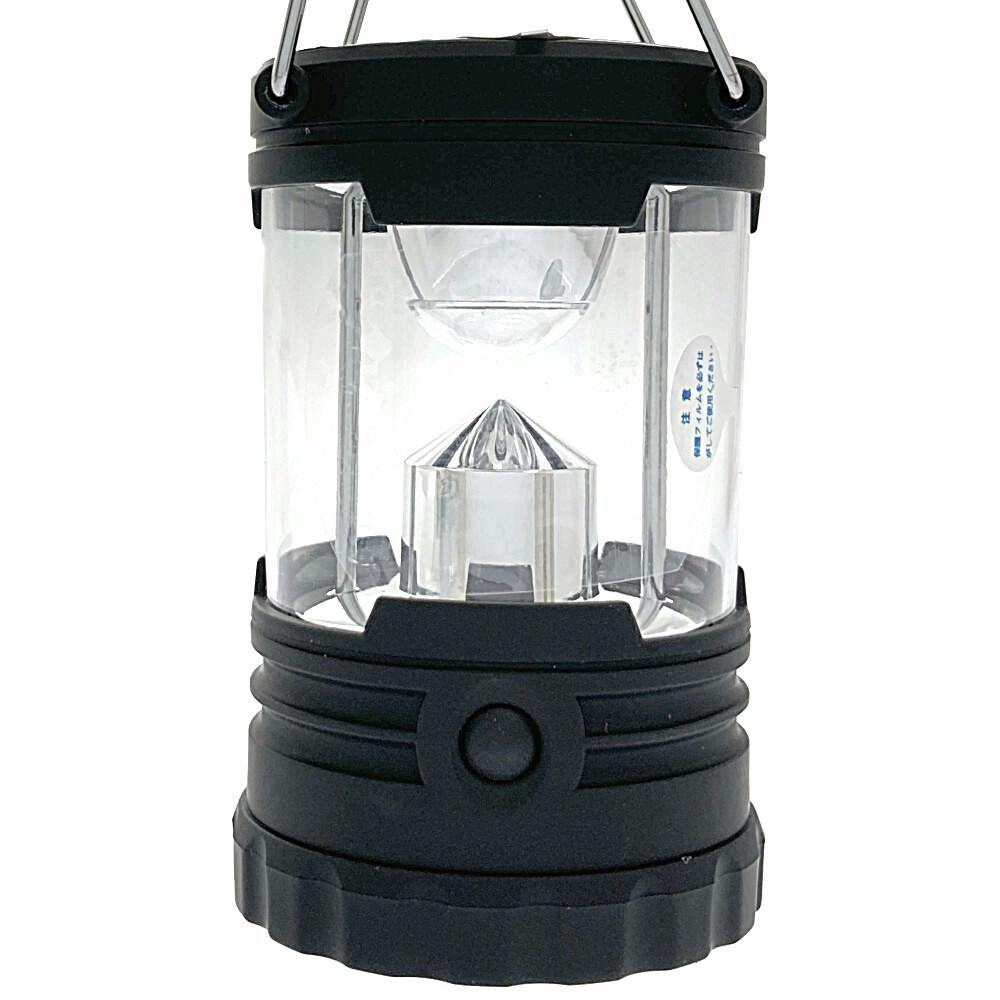 LEDランタンソーラー充電式 ブラック ML-05K | 懐中電灯・ランタン