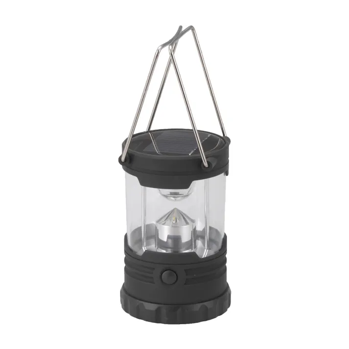 LEDランタンソーラー充電式 ブラック ML-05K