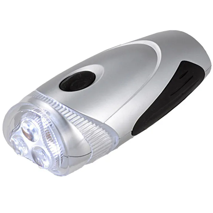 ダイナモLEDライト 手回し発電 LED-D02S