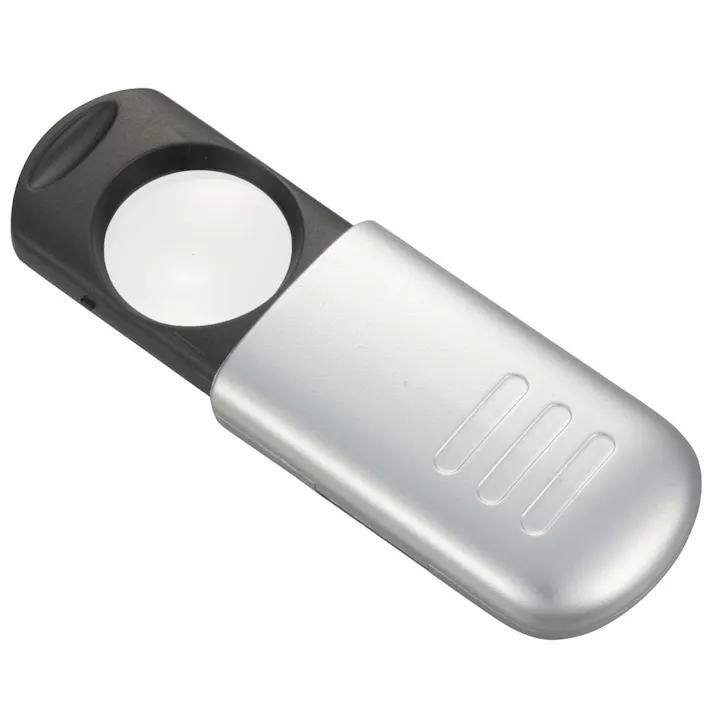 L-ZOOM ポケットルーペ2 シルバー LH-M012H6-S 07-8139