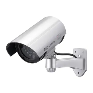 monban ダミーカメラ 屋外型 常時点滅タイプ 防犯 OSE-PDCW3 赤色LEDランプ24時間常時点滅 乾電池式(別売単三形アルカリ乾電池2個)