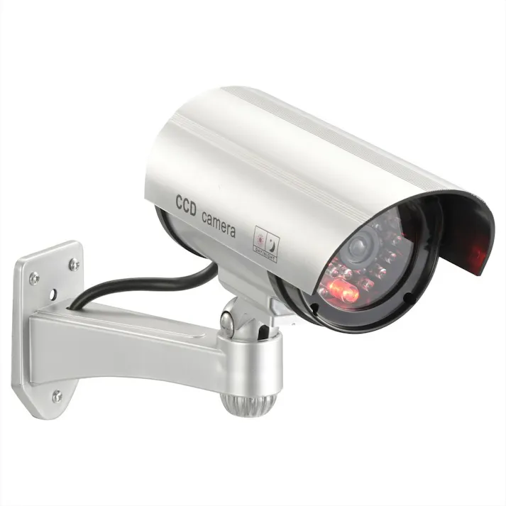 monban ダミーカメラ 屋外型 常時点滅タイプ 防犯 OSE-PDCW3 赤色LEDランプ24時間常時点滅 乾電池式(別売単三形アルカリ乾電池2個)