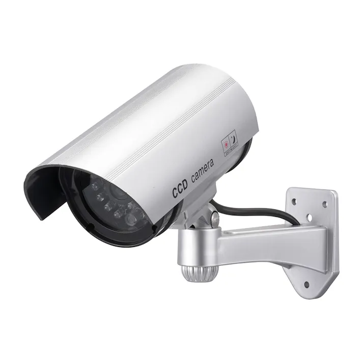 monban ダミーカメラ 屋外型 常時点滅タイプ 防犯 OSE-PDCW3 赤色LEDランプ24時間常時点滅 乾電池式(別売単三形アルカリ乾電池2個)